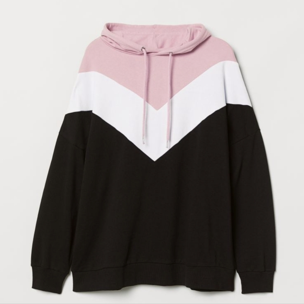 Divided colorblock hoodie